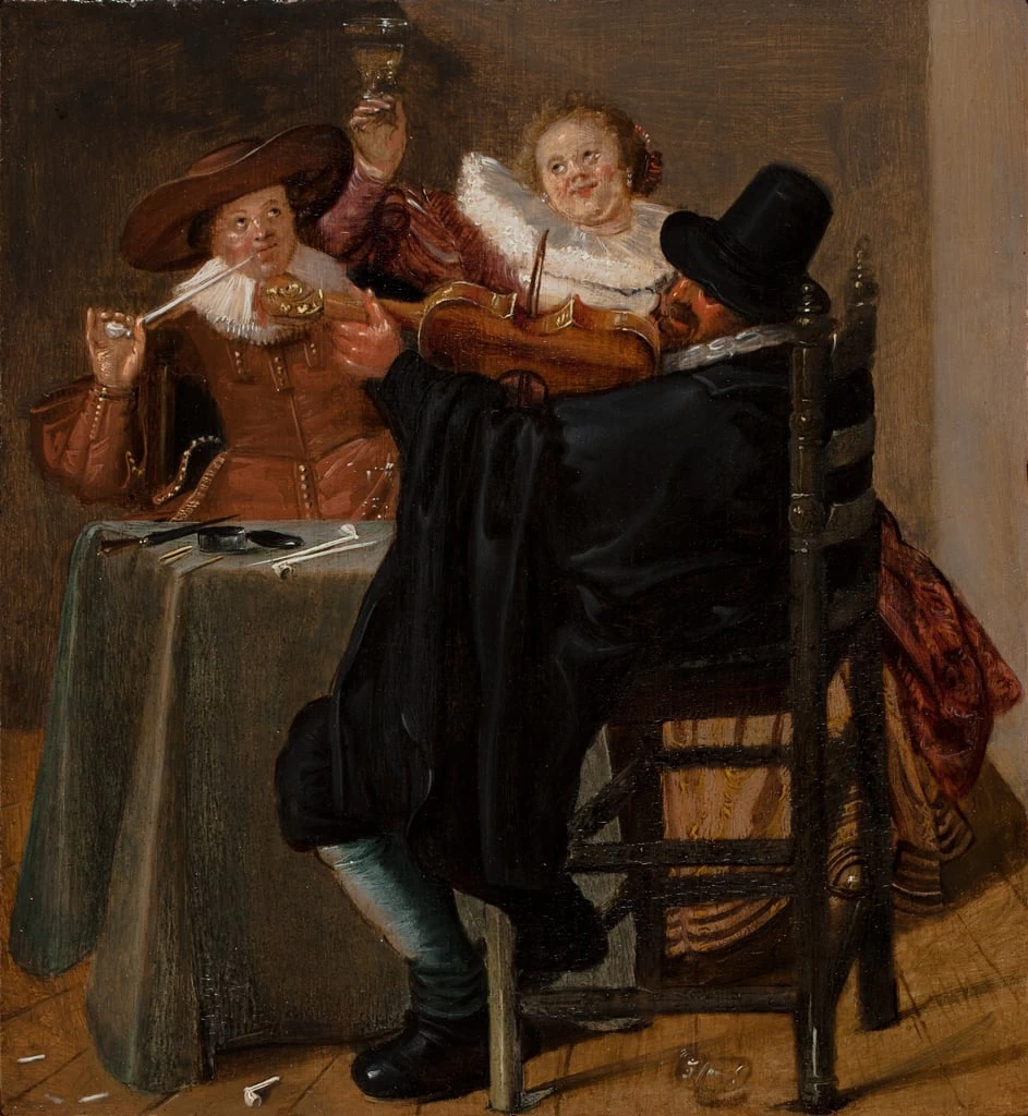 Allegra compagnia con violinista - Worcester Art Museum, Massachusetts